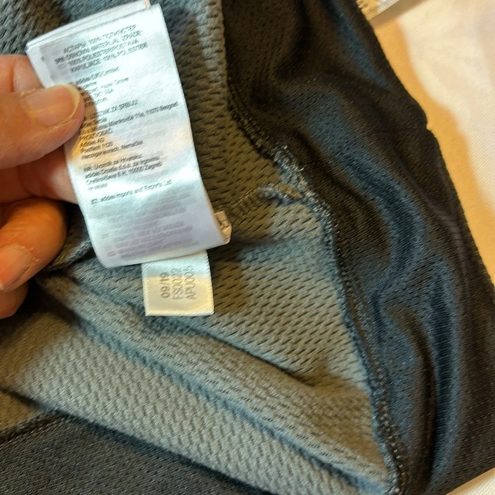 Adidas Gray Performance Hoodie Hooded Sweatshirt Size Large